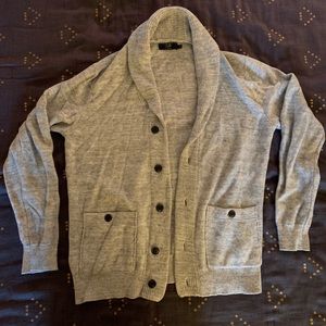 JCF Shawl-Collar Cotton Cardigan Medium